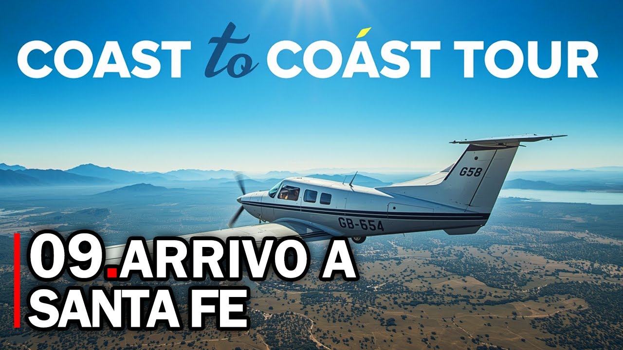 Arrivo a Santa Fe | Coast to Coast Tour | MSFS 2024 Gameplay ITA | #09