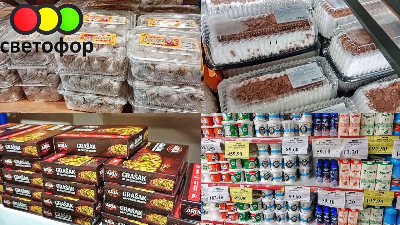 Svetofor Market Najpovoljnije Cene - Torte i Kolači, Mlečni Proizvodi, Jaja, Začini, Pizza #svetofor