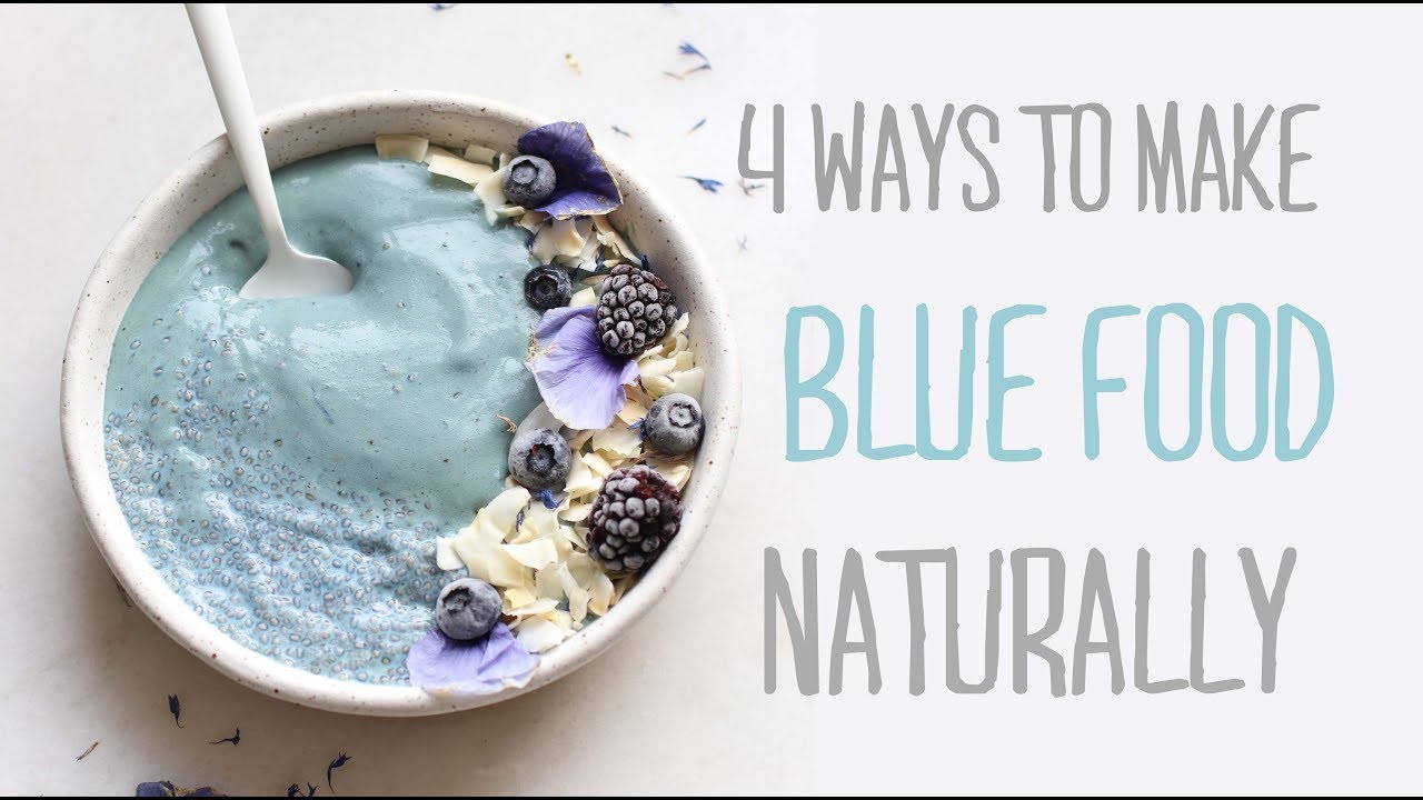 HOW TO: 4 Natural Blue Food Dye Methods 💙