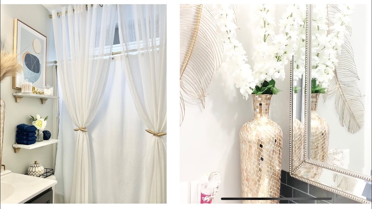 BATHROOM DESIGN IDEAS & TIPS - SHELF DIY & STYLING, TOWEL FOLDING TIPS