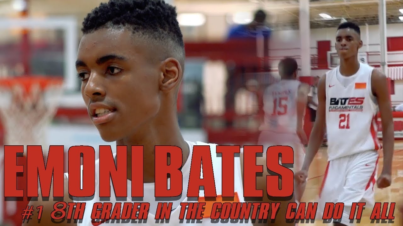Emoni Bates Was Getting Busy At Run N Slam!! #1 8th Grader In The Country Can Do It All!