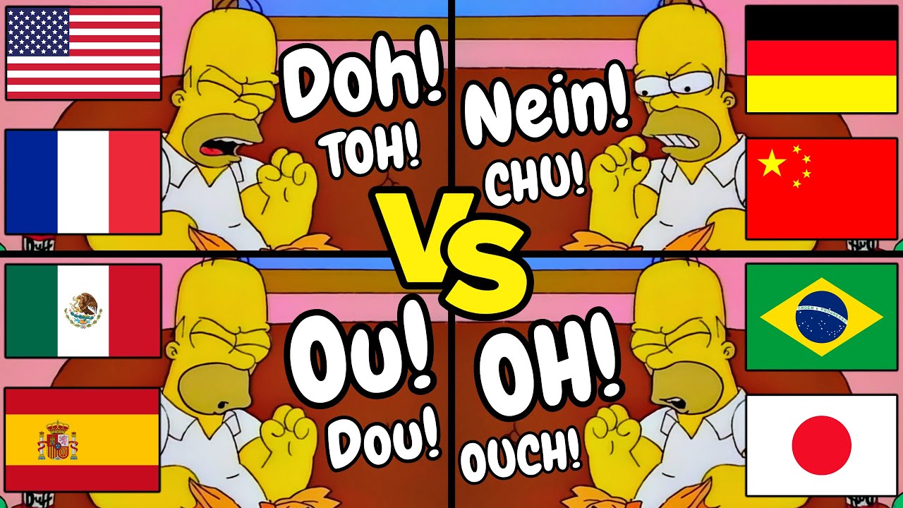 Frases Famosas de Los Simpson en Diferentes Doblajes