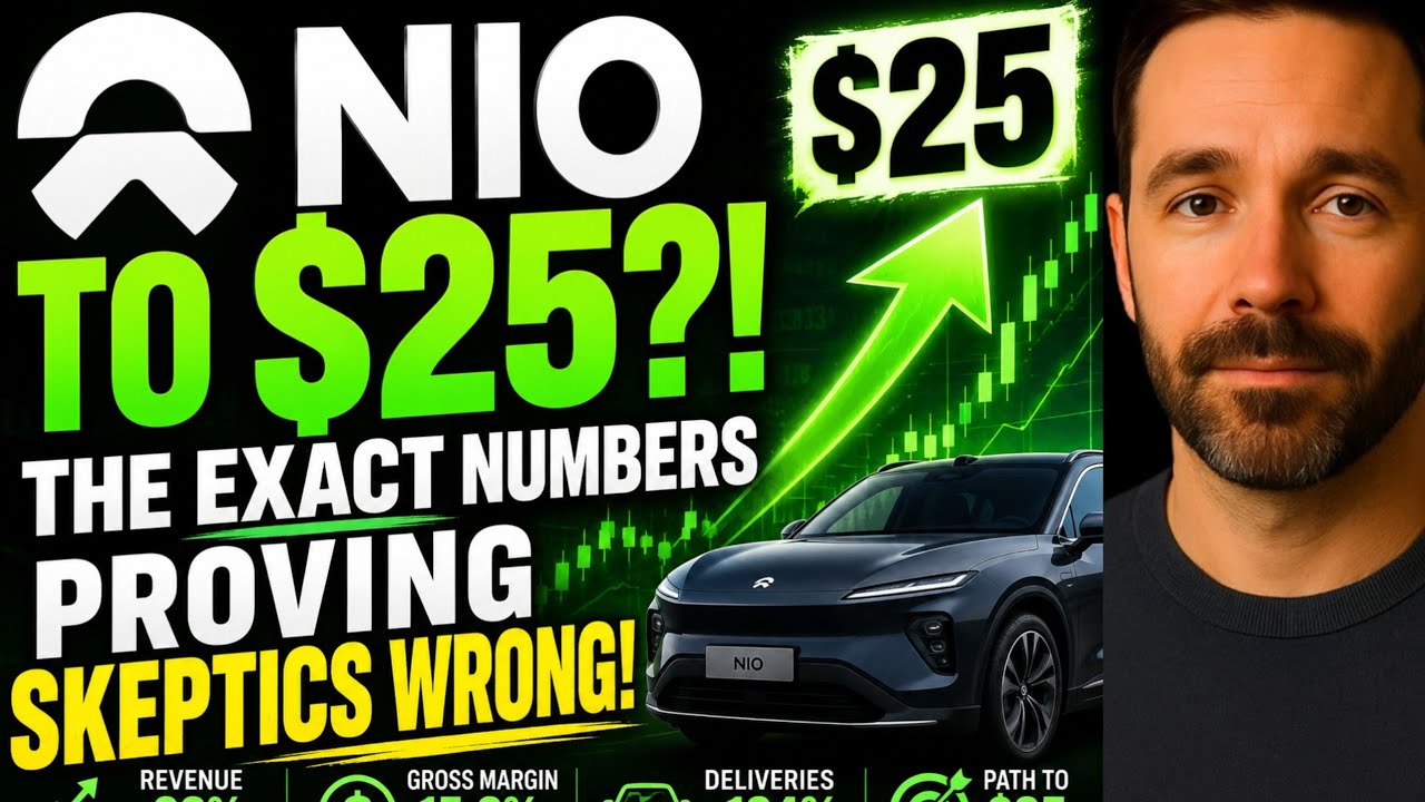 NIO по 25$?! Точные цифры, которые ставят скептиков на место! АНАЛИЗ АКЦИЙ NIO СЕГОДНЯ: ПОКУПАТЬ ...