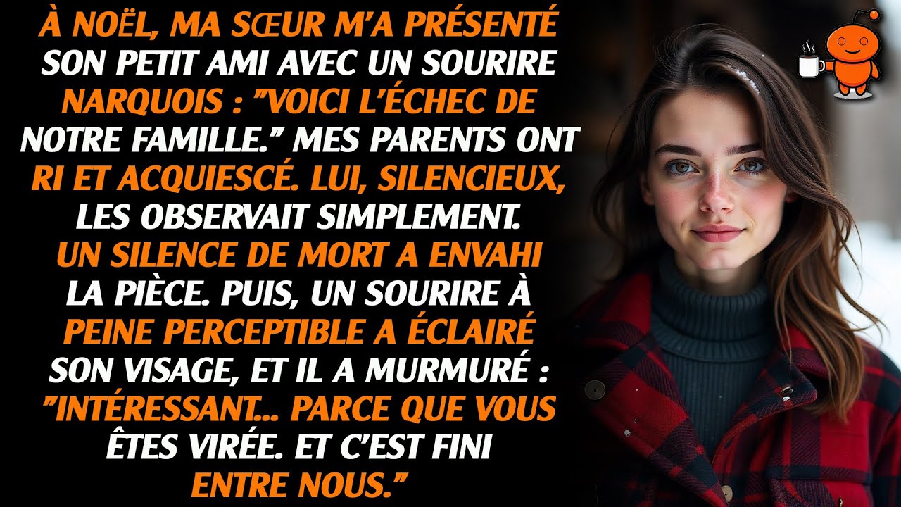 Ma sœur m'a humilié devant son petit ami PDG... et il l'a renvoyée pendant le dîner de Noël