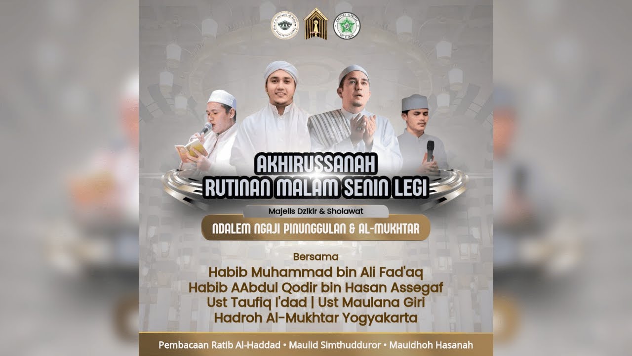 AKHIRUSSANAH RUTINAN MALAM SENIN LEGI ::: NDALEM NGAJI PINUNGGALAN & AL MUKHTAR