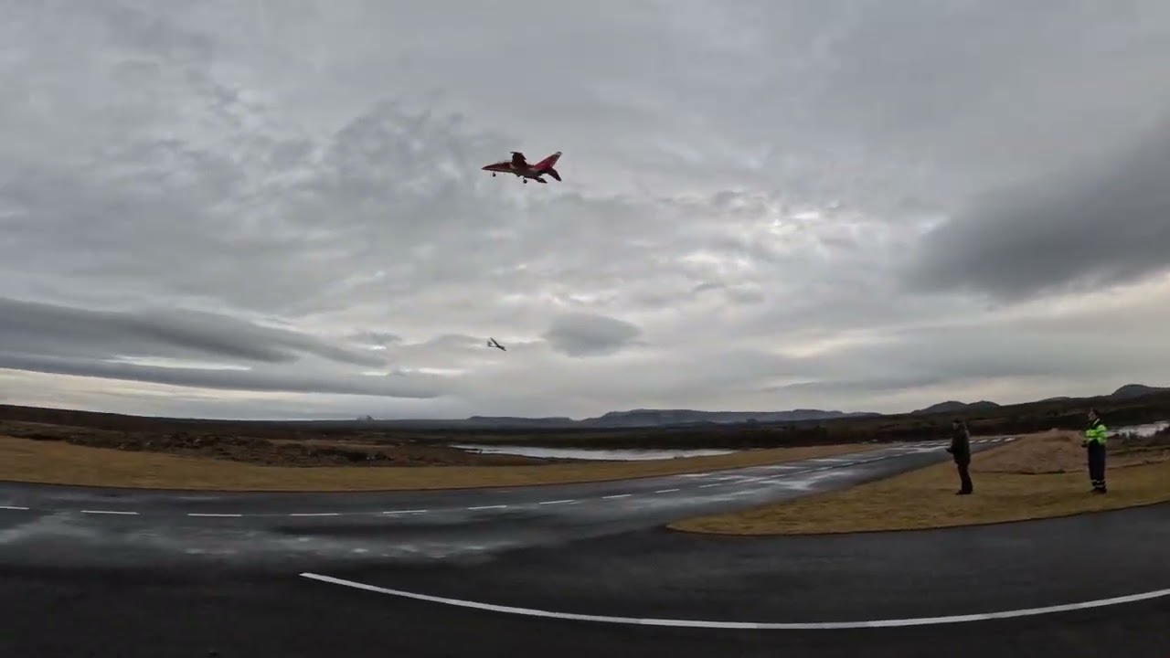 Arnarvöllur 21.01.2026. FMS YAK 130.