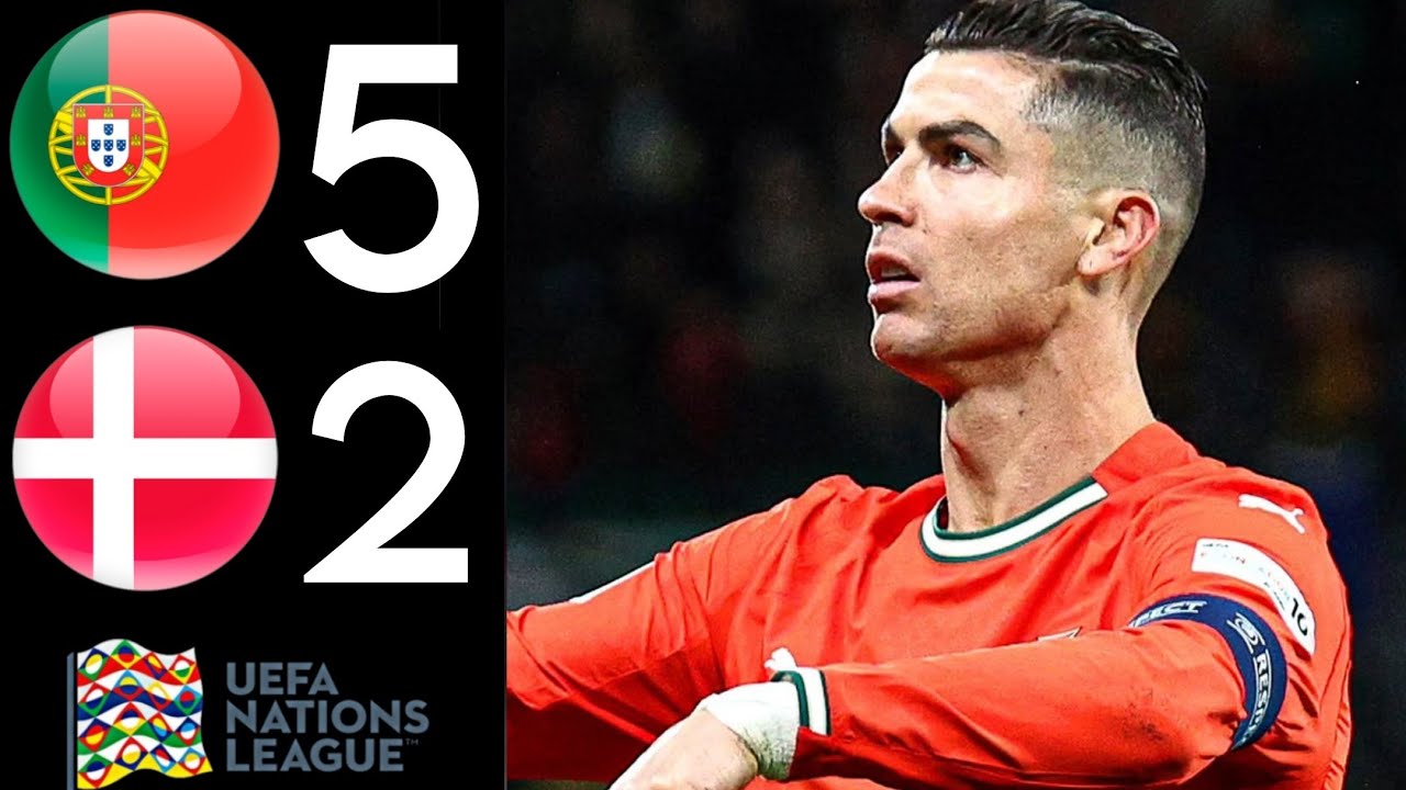 🔴 Portugal vs Denmark (5-2) Extended Highlights  UEFA Nations League 2025
