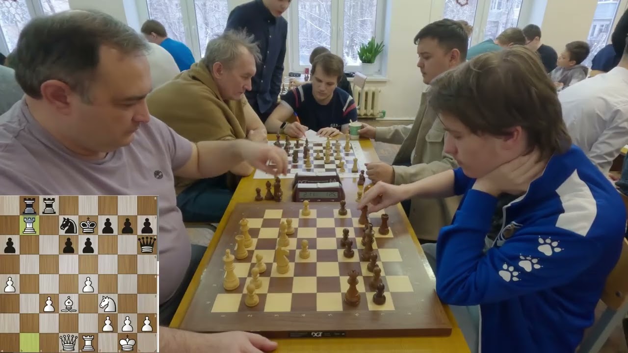 GM Amonatov Farrukh (2584) - FM Puzyrevsky Semyon (2338). Блиц-турнир в ШЦ Алехина 28.12.2025
