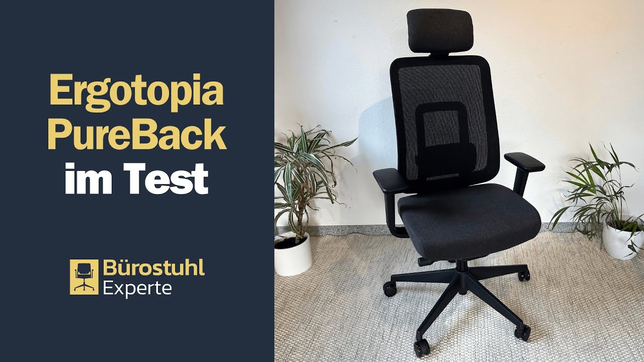 Ergotopia PureBack im Test: ergonomischer Bürostuhl (5 % Rabattcode in Videobeschreibung)