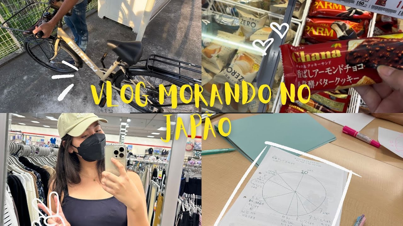 morando no Japão | bicicleta nova, organizando a casa, comprinhas, trabalho da semana, estudos, etc