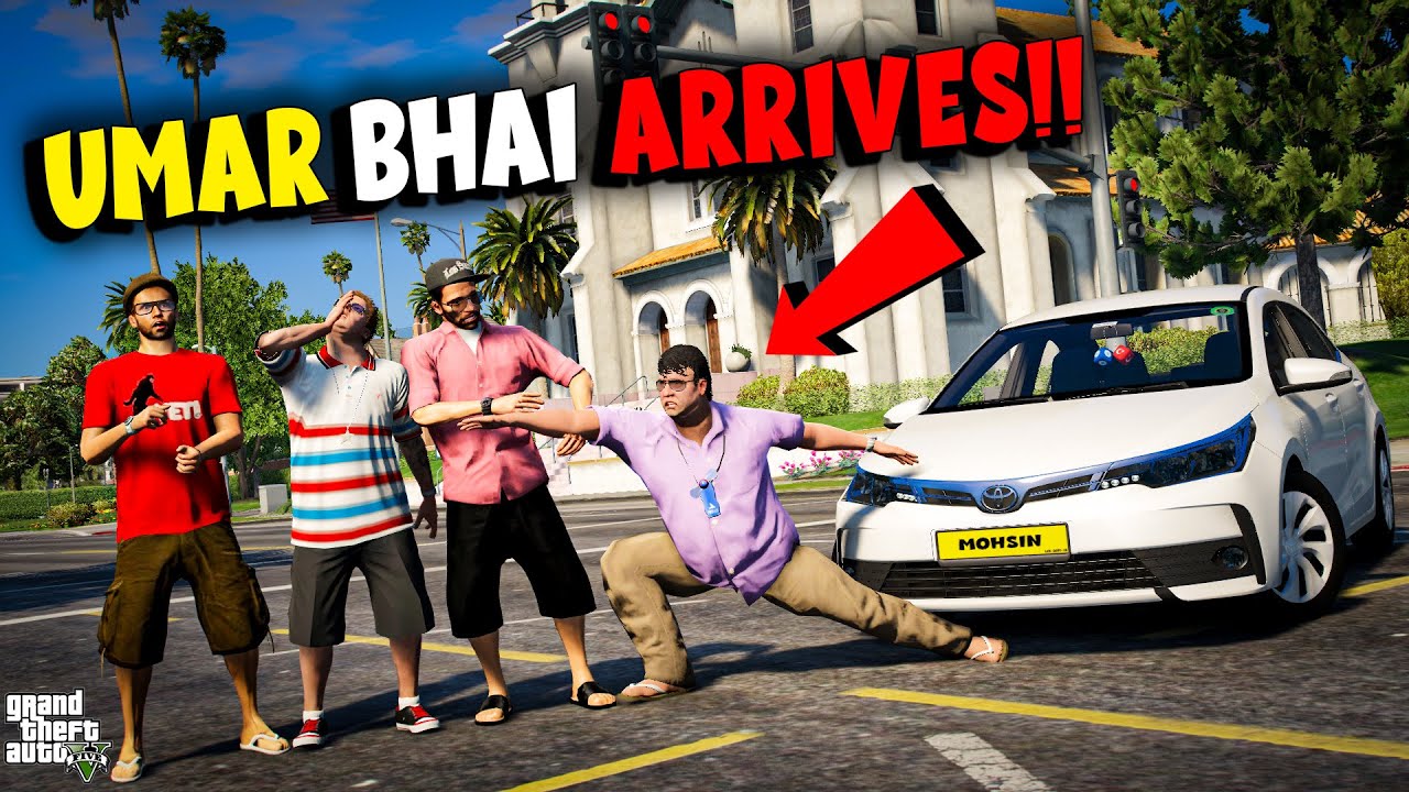 УМАР БХАЙ ПРИБЫЛ!! | НОЧЬ СТАЛА СОВЕРШЕННО БЕЗУМНОЙ | ГЕЙМПЛЕЙ GTA 5