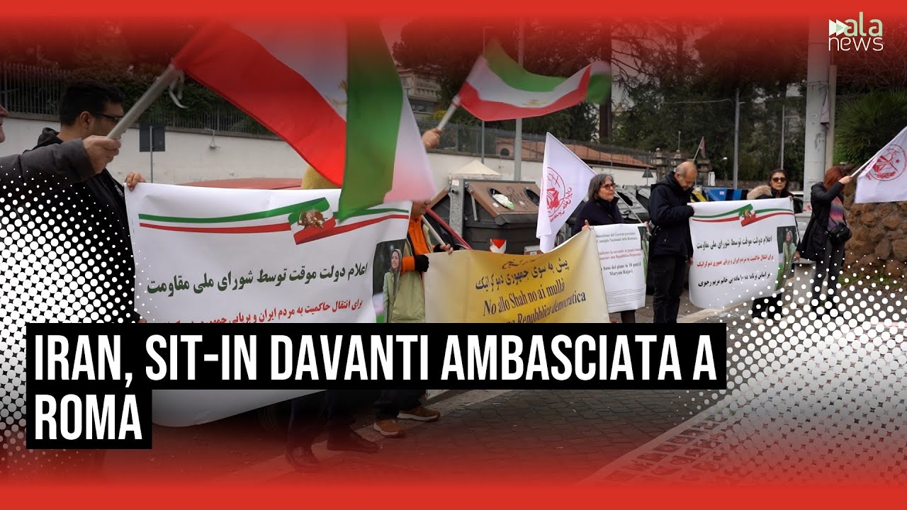 Iran, sit-in davanti ambasciata a Roma: 