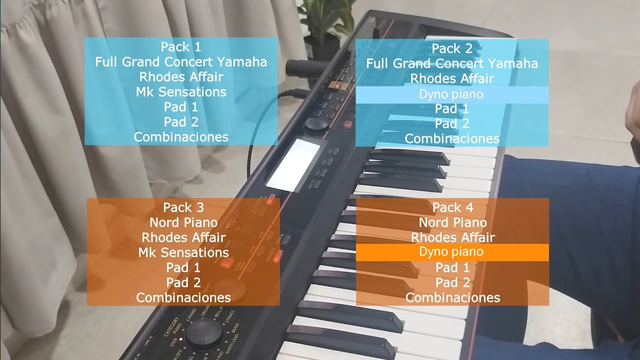 Packs de Pianos y Pads - Korg Kross 1