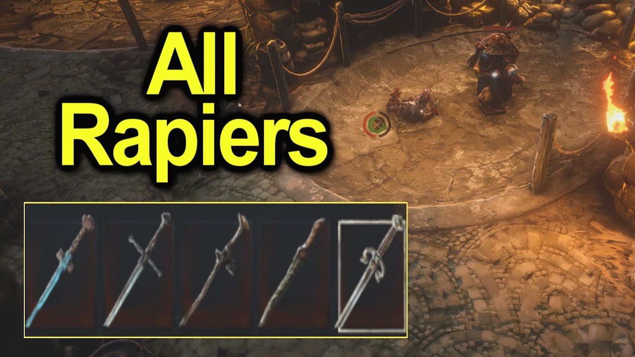 All Rapiers | Movesets and Rune attacks | No rest for the wicked Together