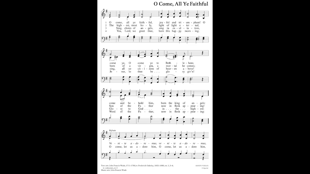 O Come All Ye Faithful — POP Band from Prince of Peace Lutheran, Saratoga CA