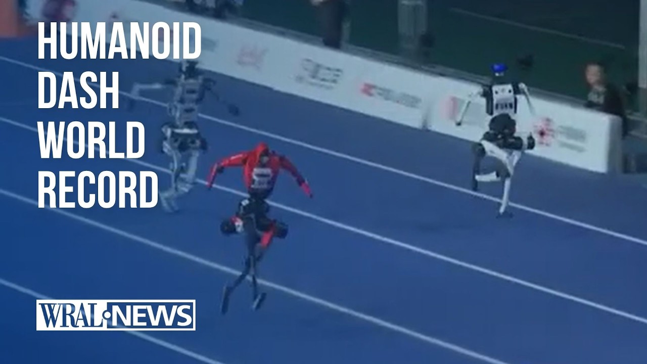 100-meter Bolt record broken during World Humanoid Robot games