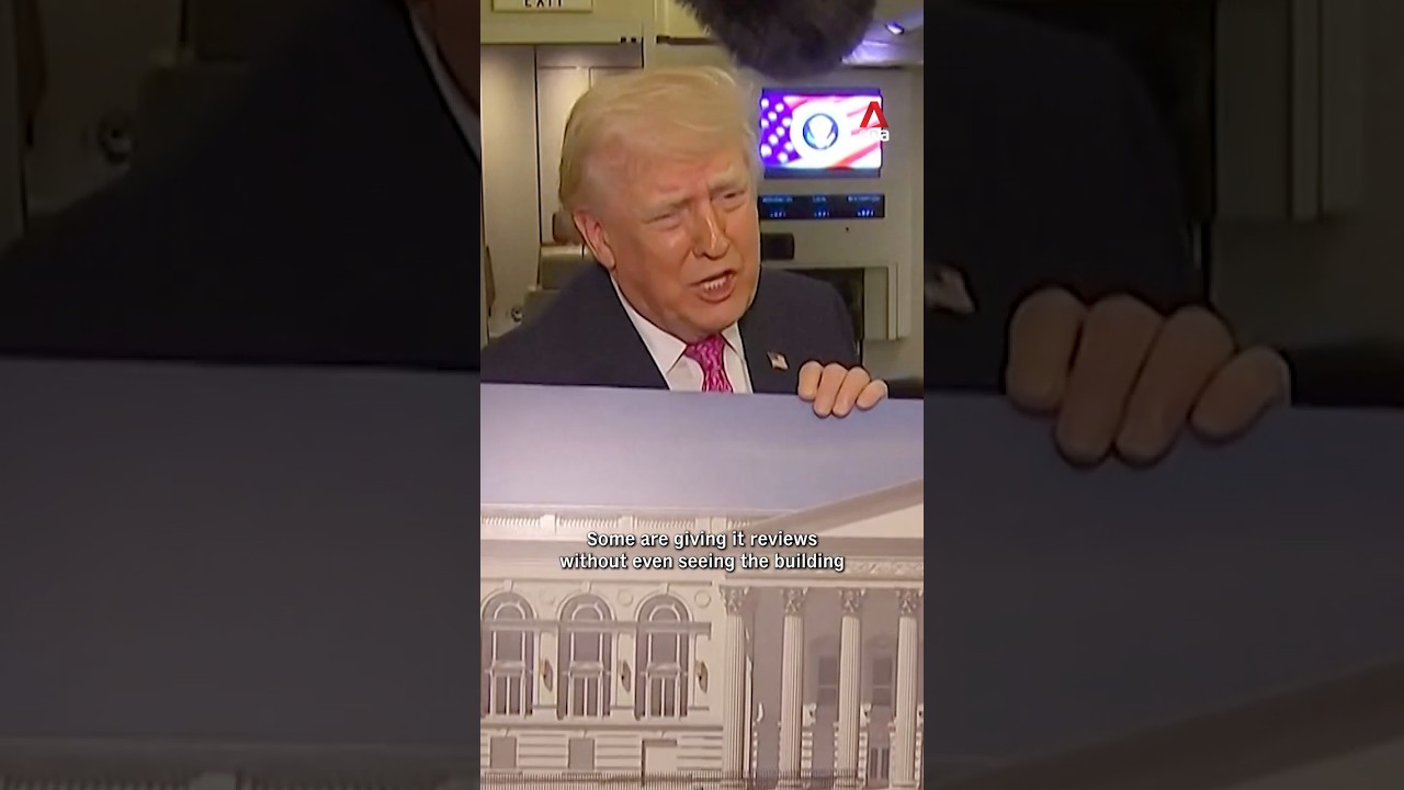 Трамп представил эскизы бального зала Белого дома.