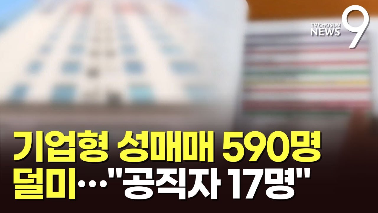 오피스텔 20곳서 '기업형' 성매매&hellip;성매수 남성 590명 적발 