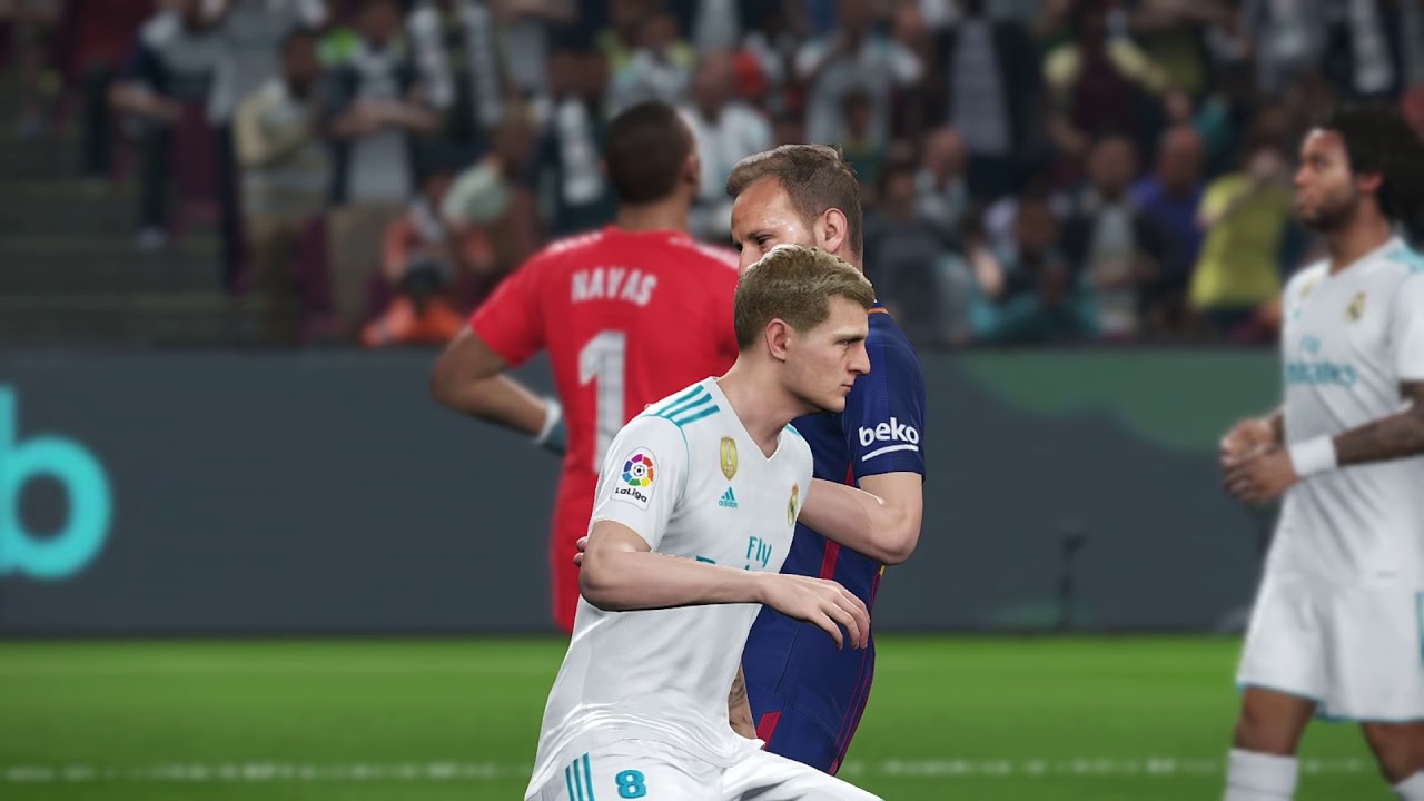PES 2018 | Real Madrid vs Barcelona | Gameplay PC