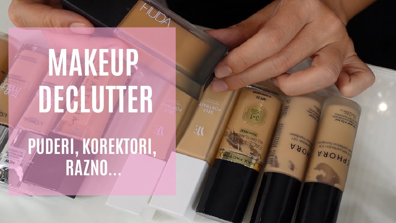 Makeup declutter: deo 1. puderi, korektori, razno...