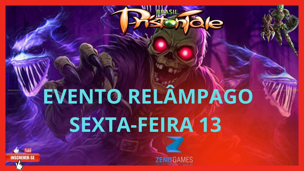 🔴BATE PAPO COM ZANGADOGAMER  EVENTO RELÂMPAGO SEXTA-FEIRA 13 SERVIDOR IDHAS#bpt #games #pristontale