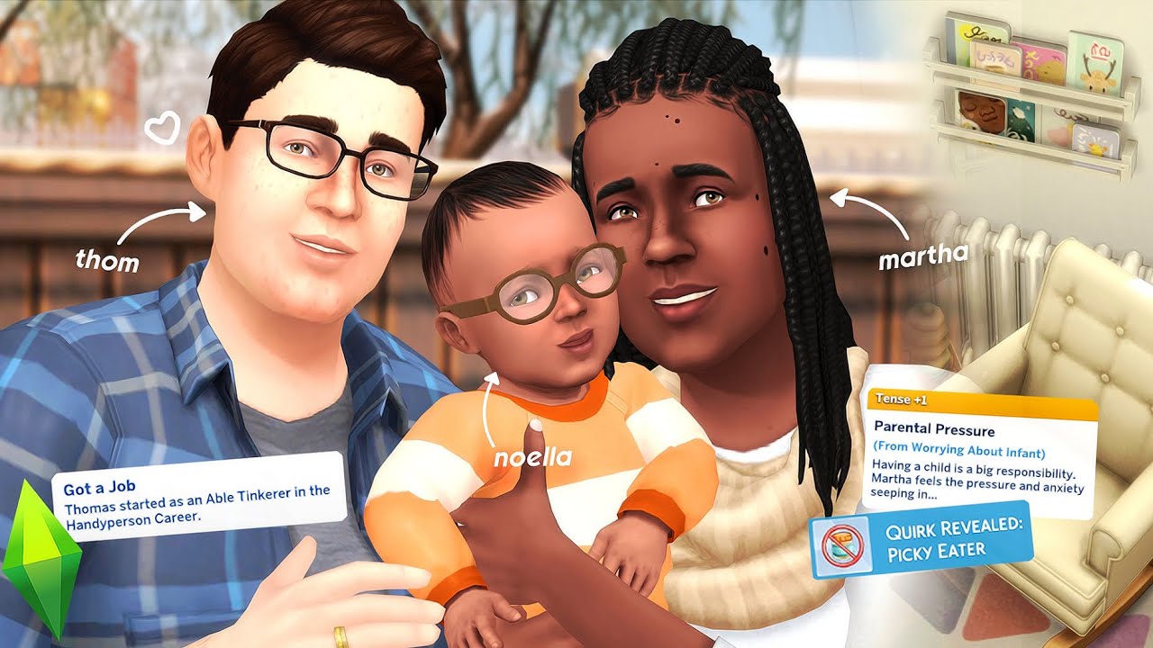 Cozy family life.. my favorite way to play the Sims 4 🏡❄️ | Current household