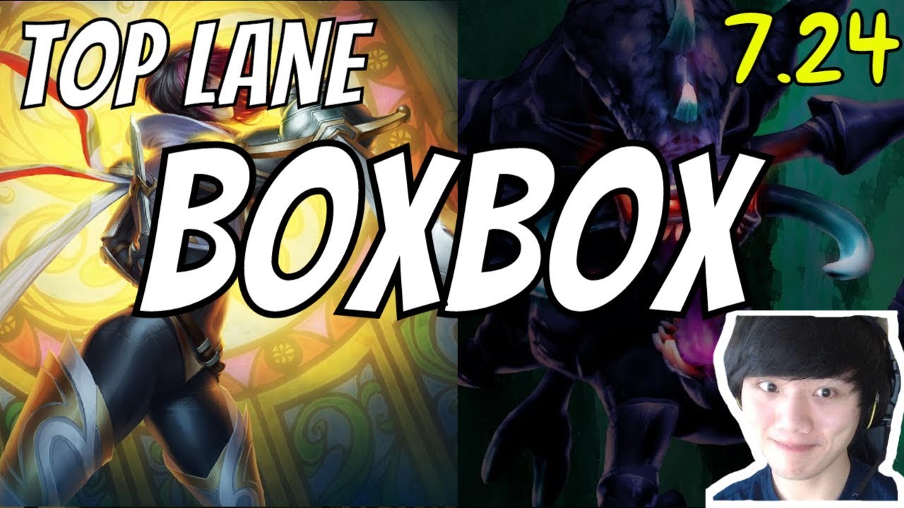 BOXBOX Fiora Vs Cho'gath Top Stream Gameplay Season 8