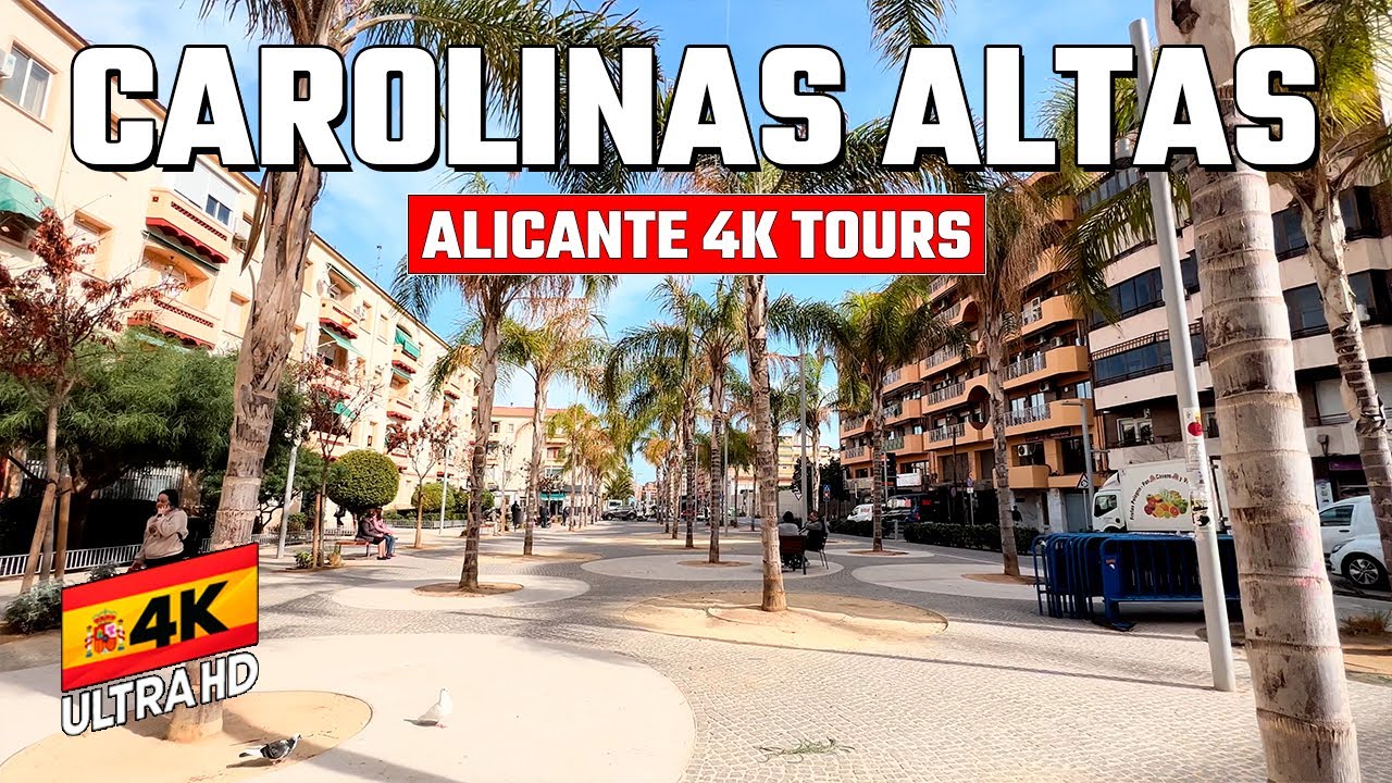 Charms of Carolinas Altas, Alicante in Stunning 4K | Alicante Old Town