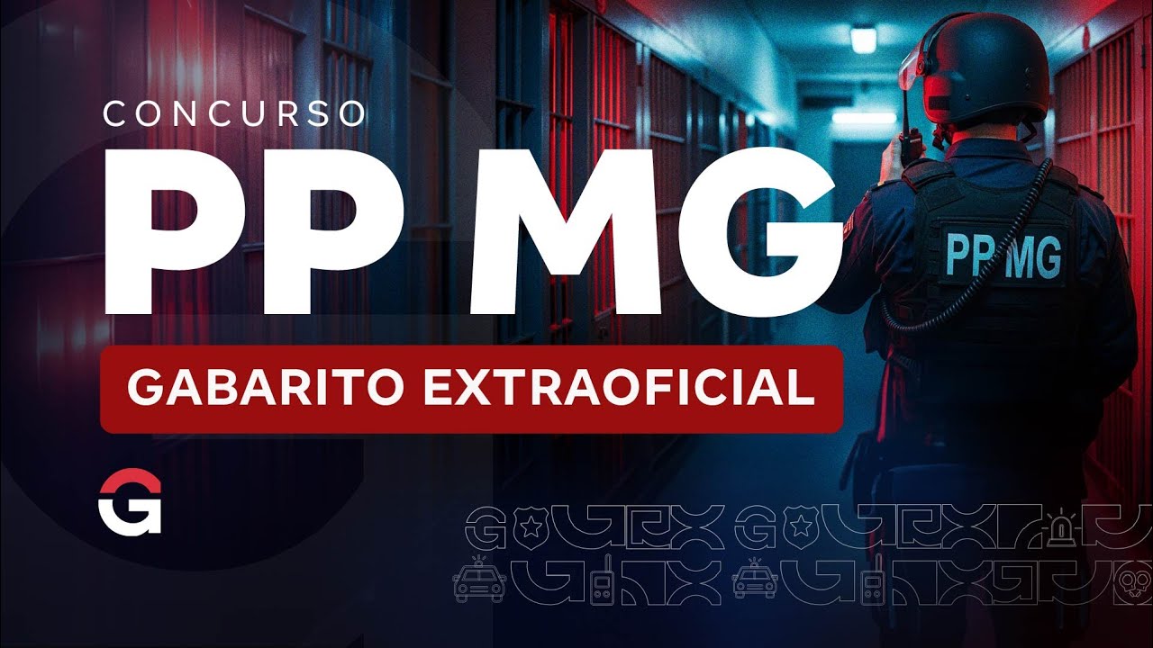 Concurso Polícia Penal MG: Gabarito Extraoficial