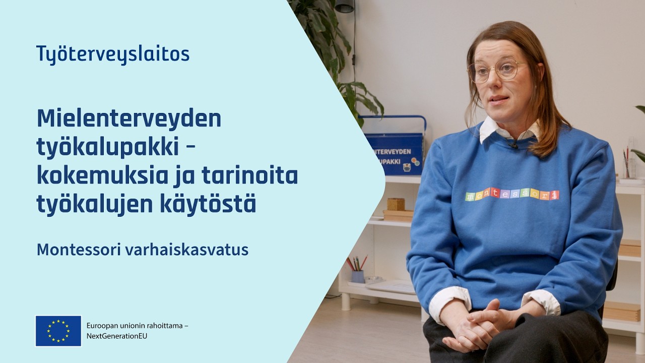 Työn mielekkyyden puntari auttoi työhyvinvoinnin kehittämisessä varhaiskasvatuksessa