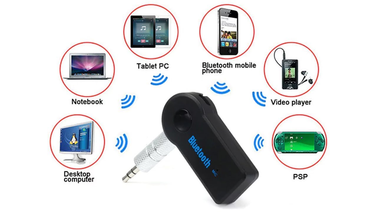 Универсальный 3.5 мм беспроводной Bluetooth Car Kit AUX Адаптер