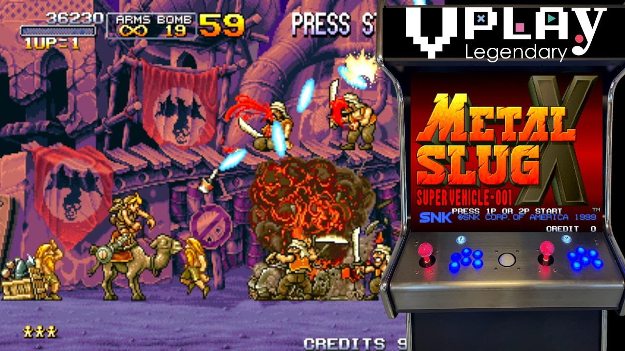 METAL SLUG X - COMPLETO | O Clássico Explosivo que Marcou os Fliperamas! - ARCADE#248