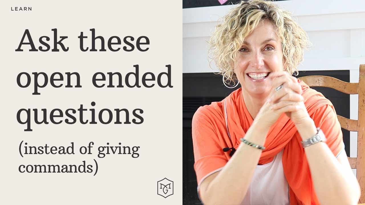 Ask Open Ended Questions To Your Child - Commands vs Questions with Michelle Gambs