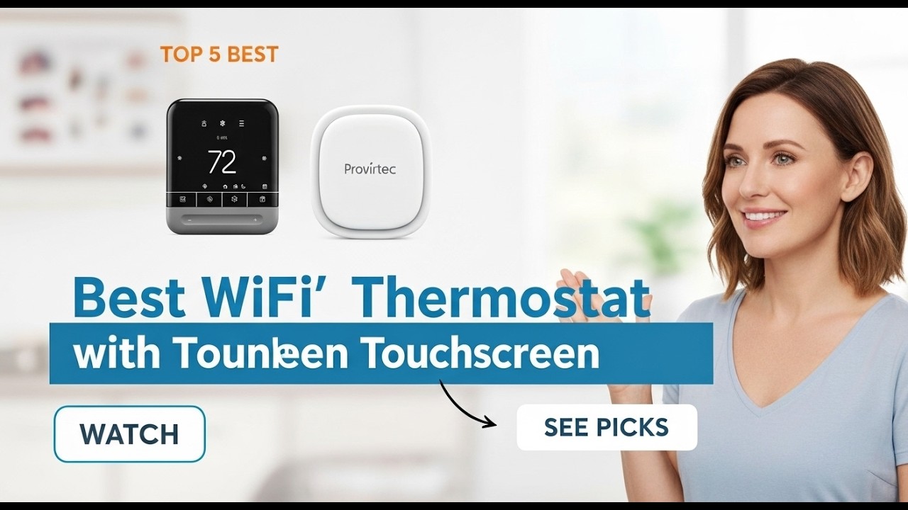 ✅ Top 5: Best Smart Thermostat for Home [WiFi Programmable Thermostat] { Reviews } #smarthome