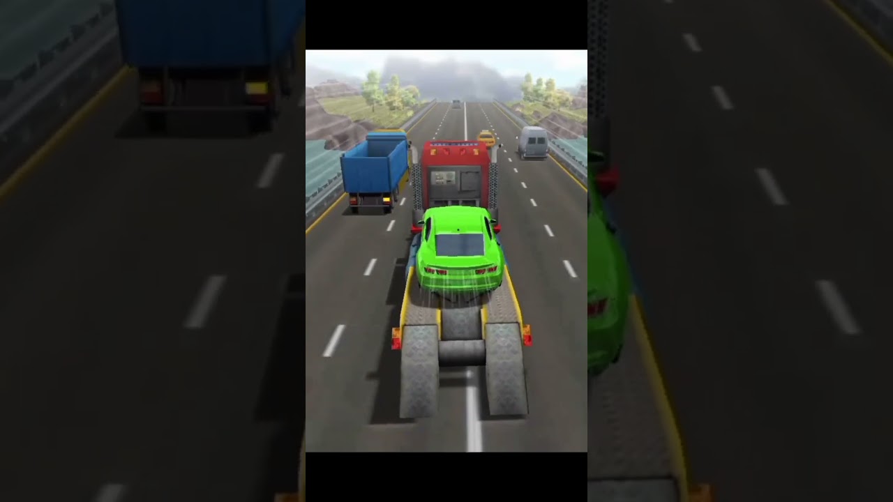 traffic race racing car traffic gameplay #shorts