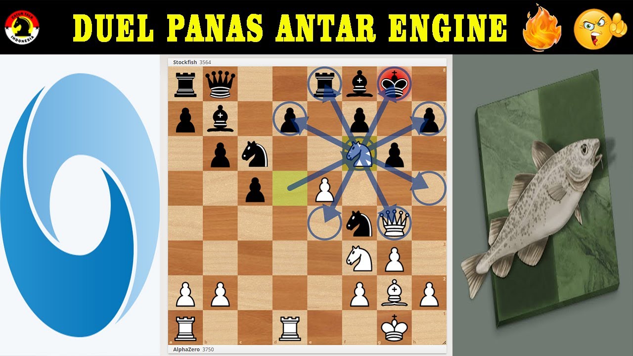 WOW 😱 PERMAINAN HEBAT ANTAR COMPUTER CATUR !!! Alpha Zero vs Stockfish 2017