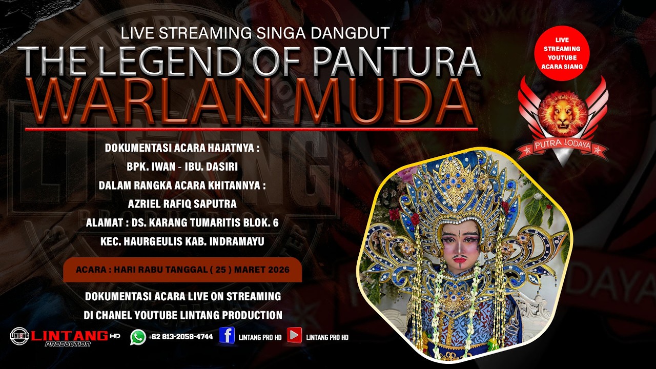 LIVE NGARAK WARLAN MUDA | 25 MARET 2026 | TUMARITIS - HAURGEULIS