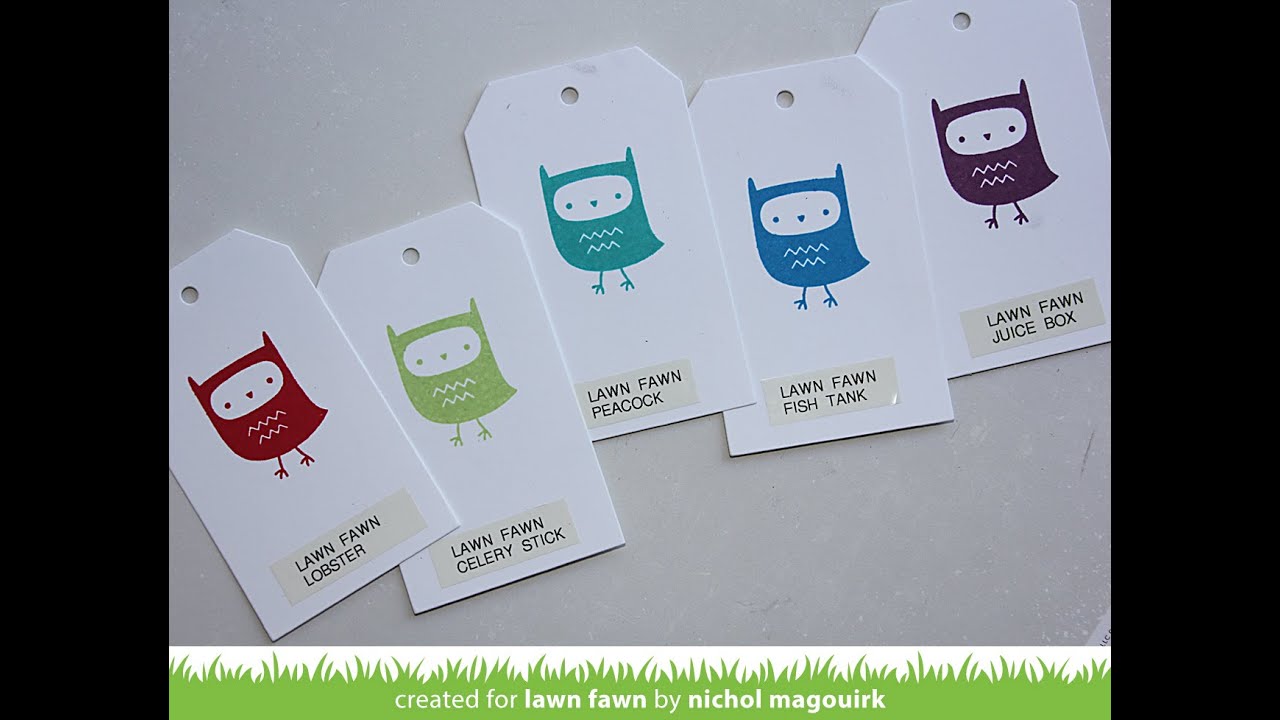 Lawn Fawn | Five New Ink Colors ink swatches