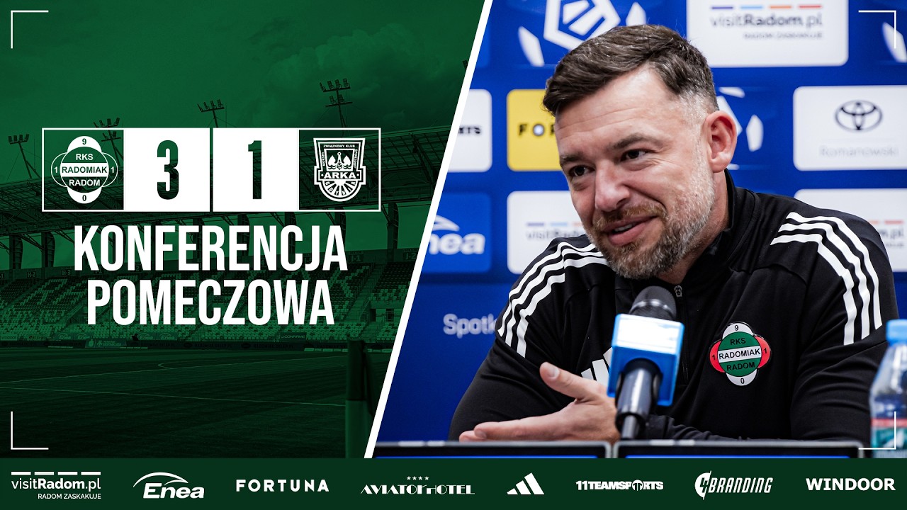 Konferencja prasowa po meczu z Arką Gdynia [3:1] | LIVE