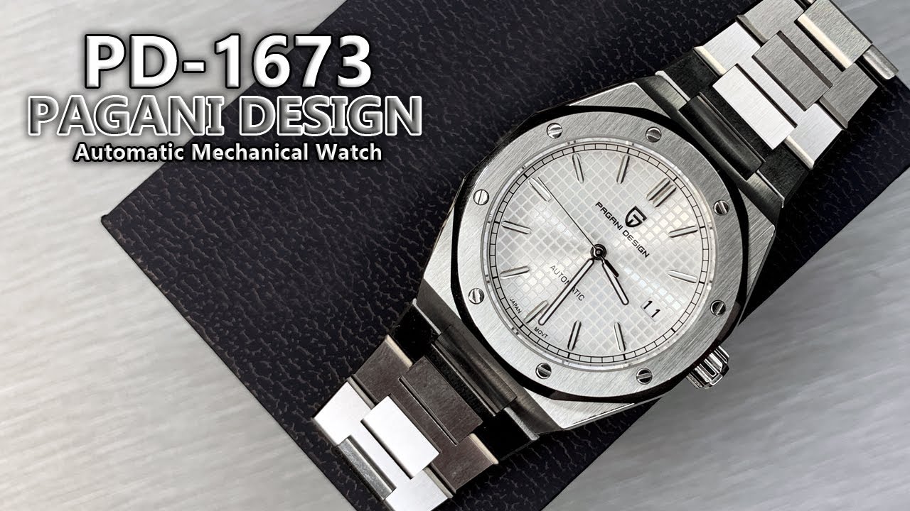 Pagani Design PD-1673 Stainless Steel Automatic Mechanical Watch 2024! Full Unboxing & Review - ASMR