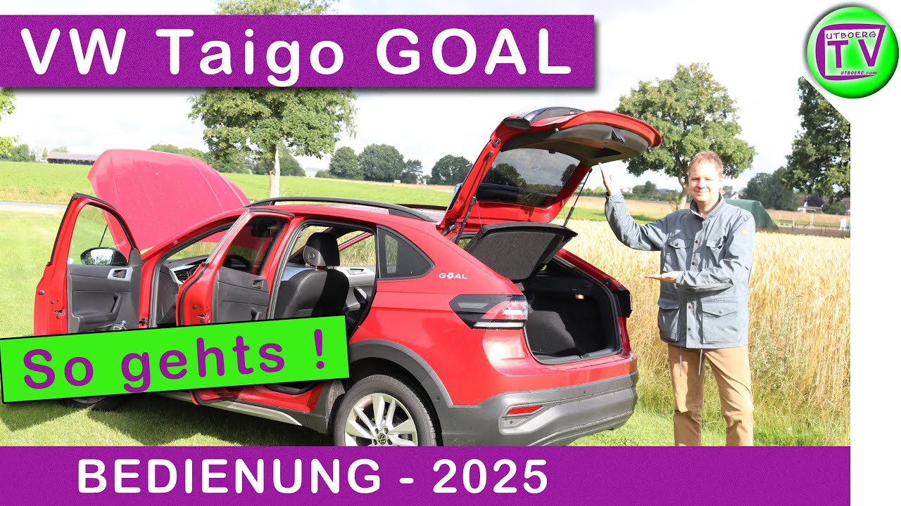 VW Taigo Bedienung & Einstellungen Goal 2025
