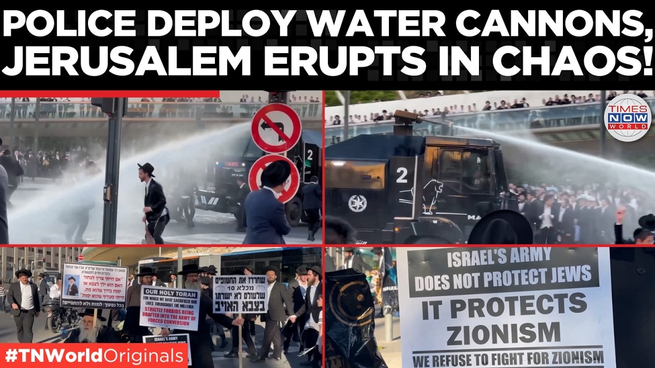 'WE REFUSE TO FIGHT': Ultra-Orthodox Clashes Explode in Jerusalem Over Military Draft Law!