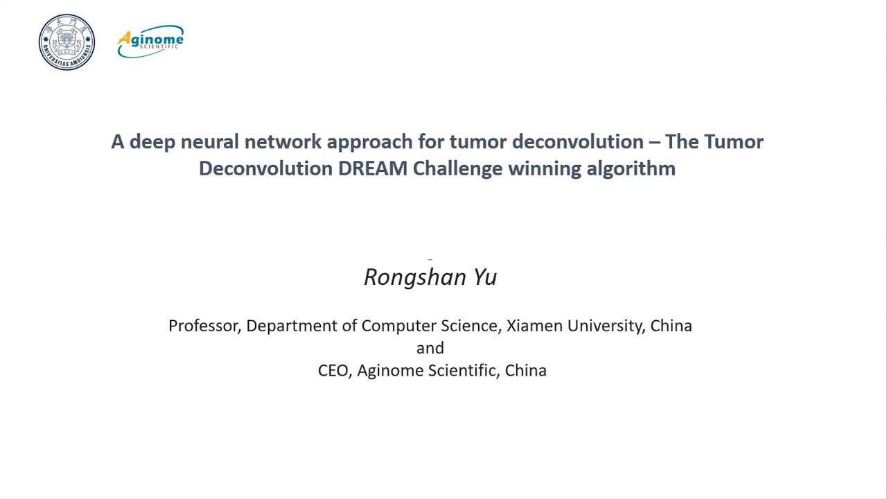 Rongshan Yu - A deep neural network based approach for tumor deconvolution