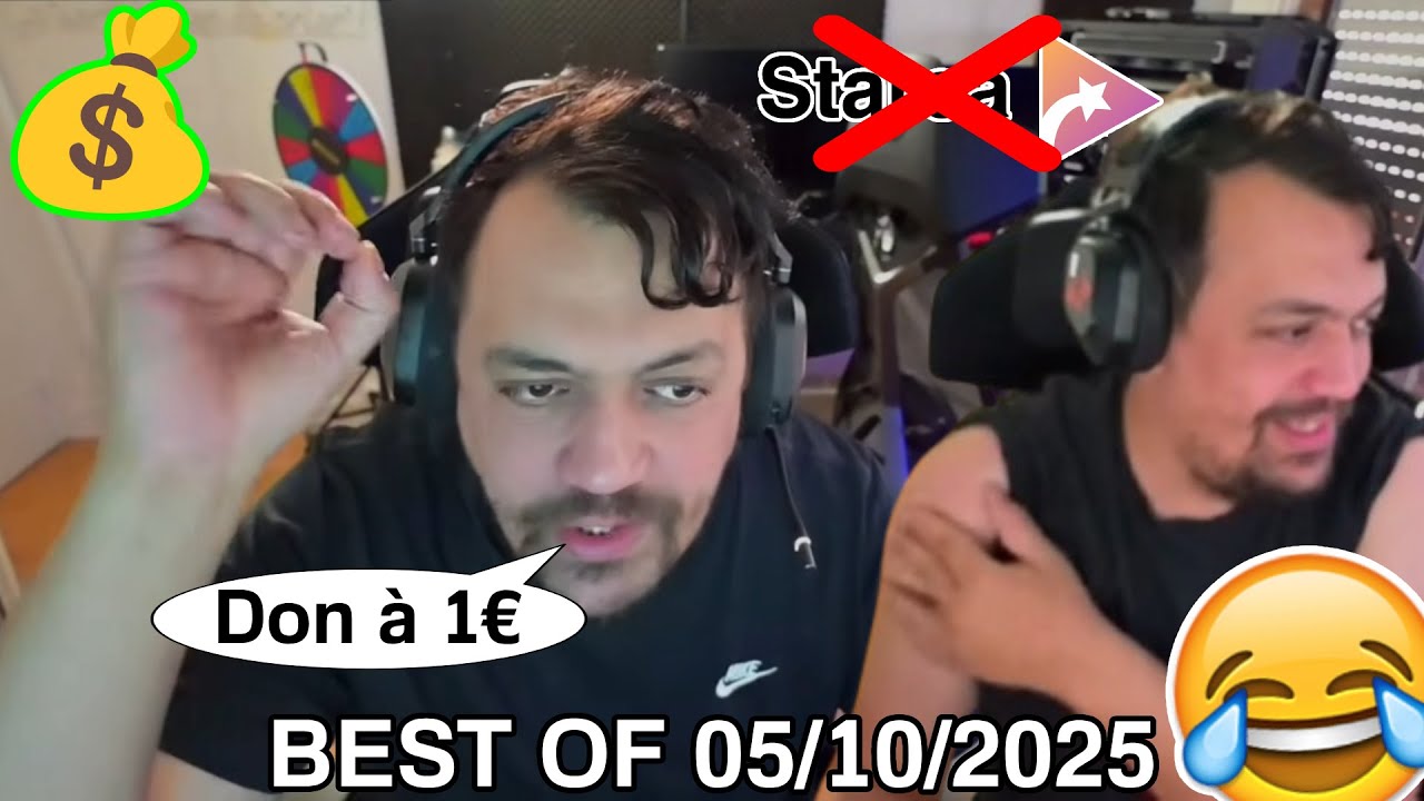 TK ENLÈVE STAREA 😂 RETOUR DES DONS À 1 EURO 💰 LES ABONNÉS DONNENT PLUS 🤣 / Best of du 05/10/2025