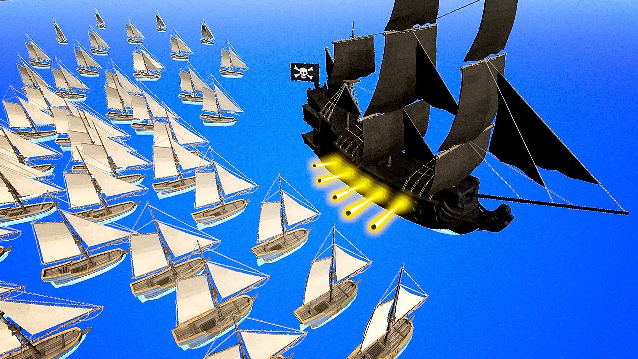 Commanding An Unstoppable Battleship VS Endless Naval Fleet