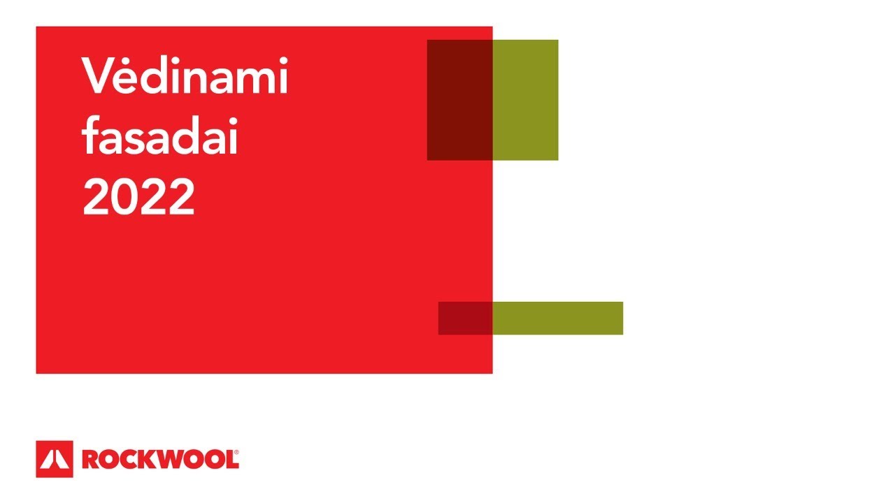 Vėdinami fasadai 2022