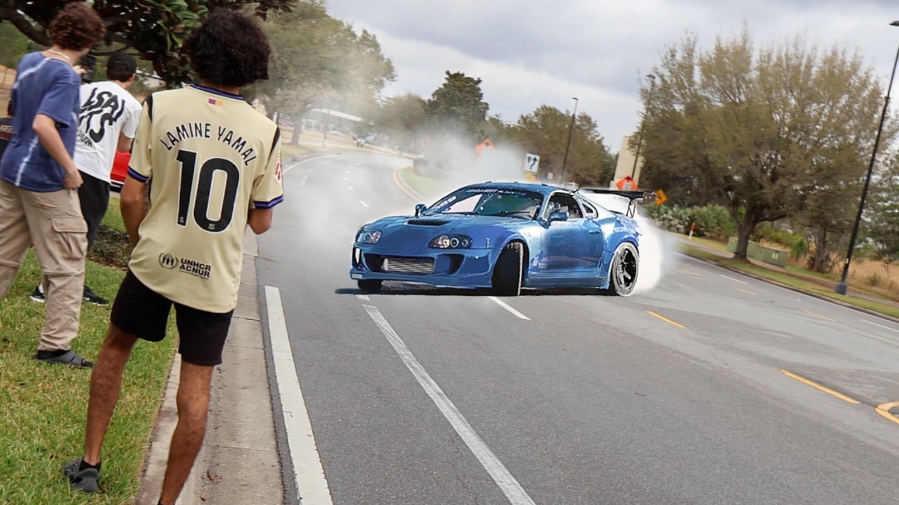 Modified Cars Leaving Car Show in the Rain! - 800HP Supra, GT500, R32 & MORE!