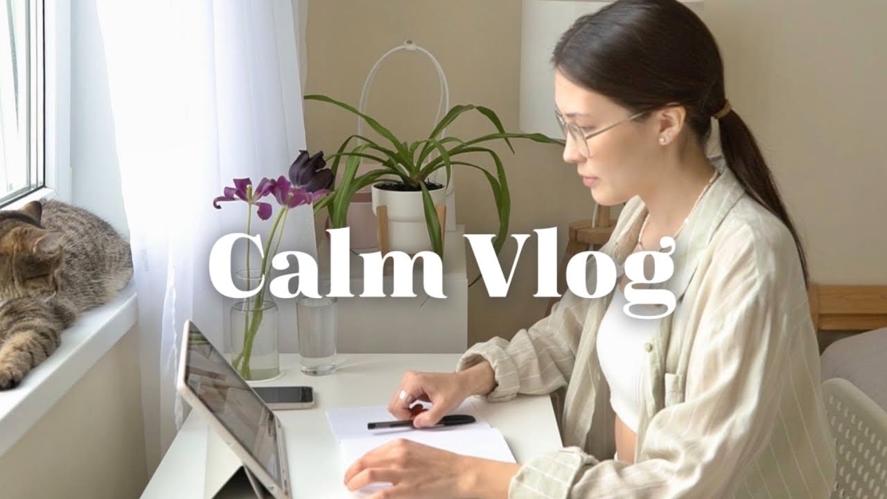 МОЙ ДЕНЬ ЛЕТОМ: завтрак, уют, хобби и разговоры по душам (Calm Vlog)
