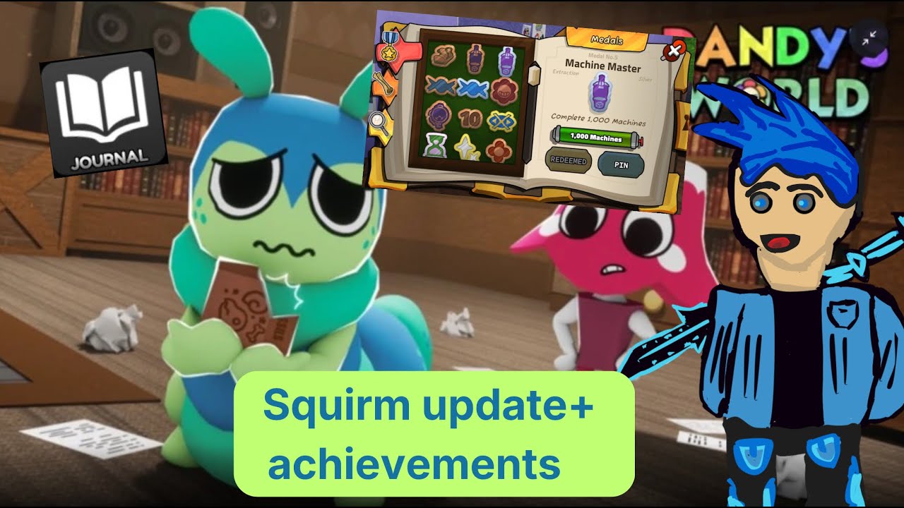 Dandy’s world new toon squirm + achievements￼