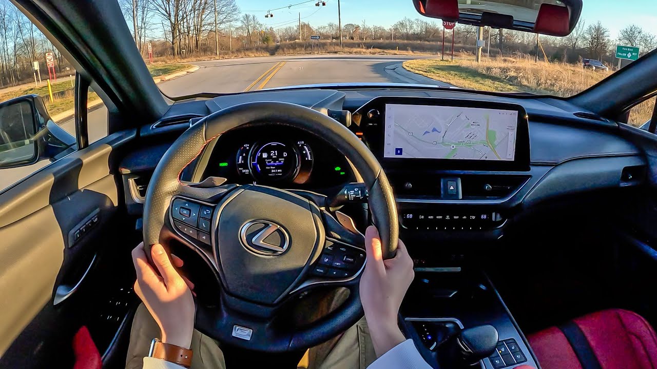 2023 Lexus UX 250h AWD F Sport Handling - POV Test Drive (Binaural Audio)